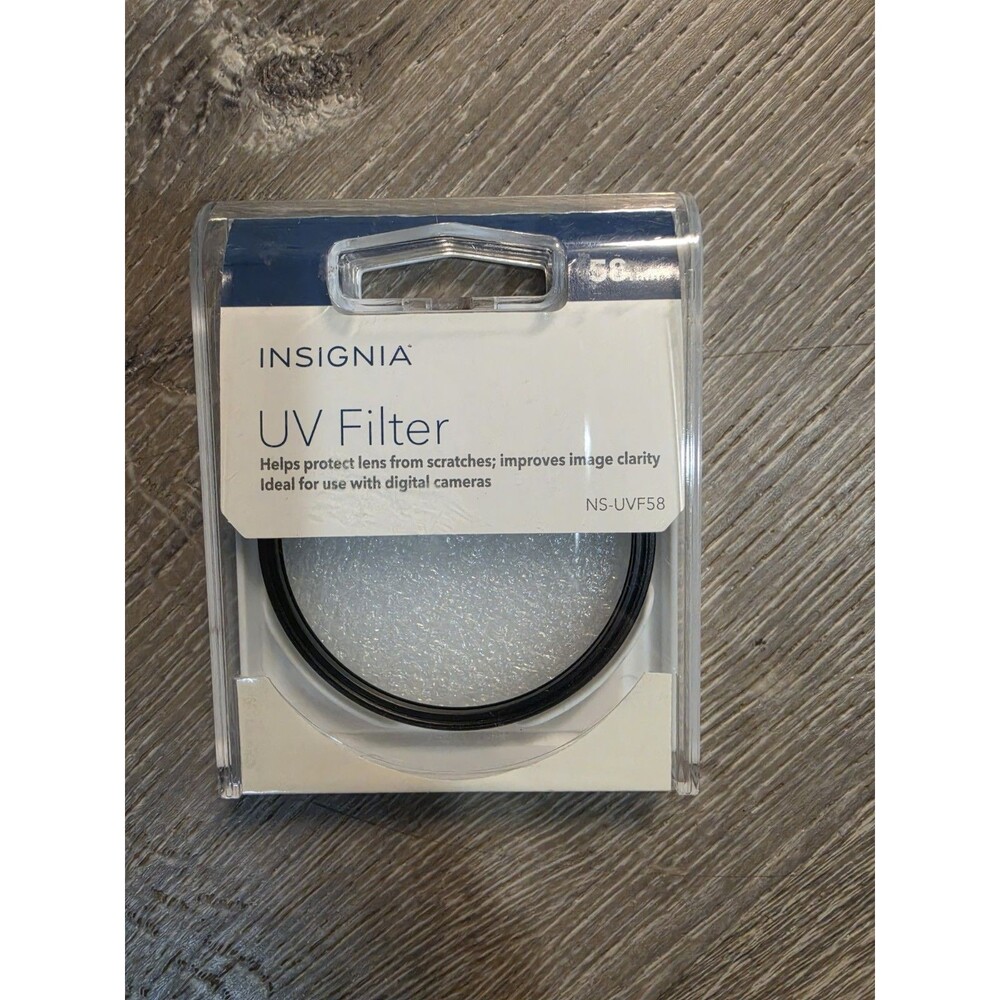 Insignia 58mm UV Protection Filter for Digital Cameras NS-UVF58 Open Box New